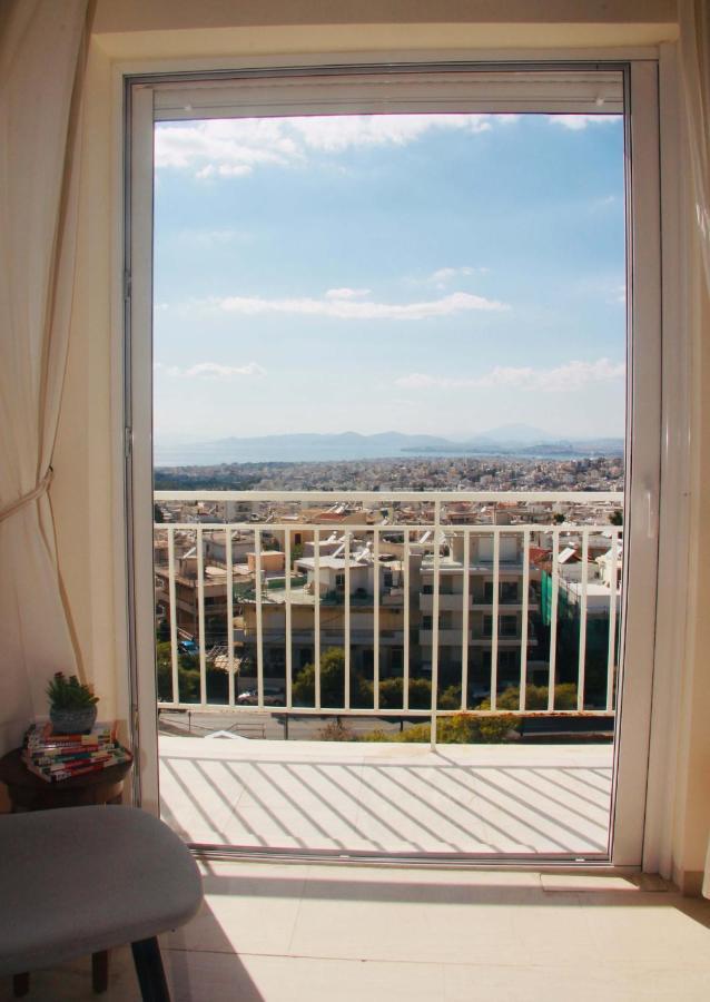 Penthouse With Sea View Apartman Athén Kültér fotó