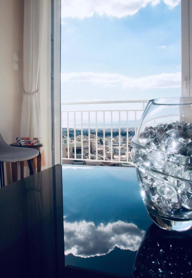 Penthouse With Sea View Apartman Athén Kültér fotó