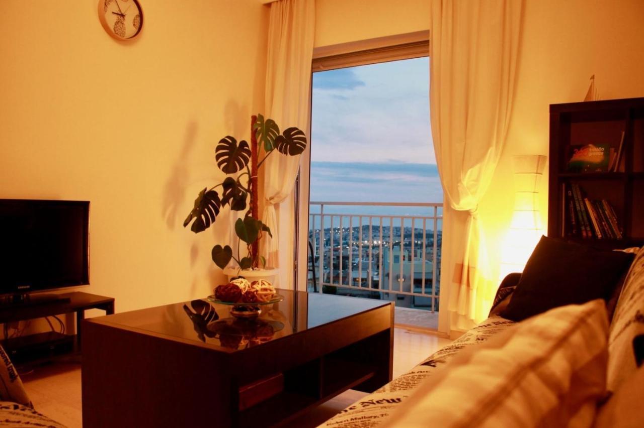 Penthouse With Sea View Apartman Athén Kültér fotó